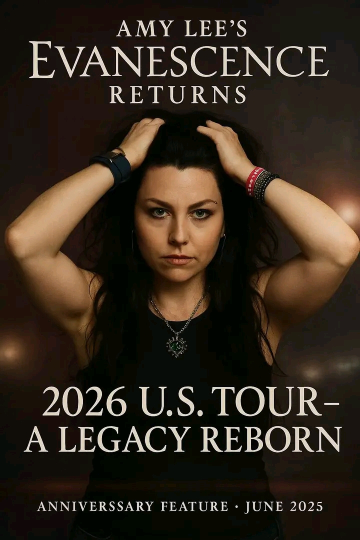 Evanescence Reignites the Flame: Amy Lee to Headline 2026 Tour Celebrating Years of Haunting Melodies.