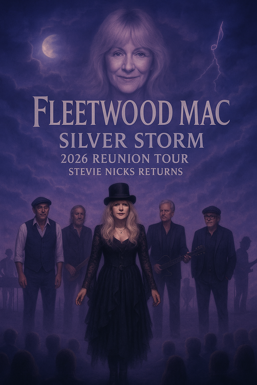 Breaking News: Stevie Nicks Reunites with Fleetwood Mac for 2026 Tour “Silver Storm” — A Triumphant Return of Rock’s Most Enchanting Legacy… Dates and Cities Revealed…