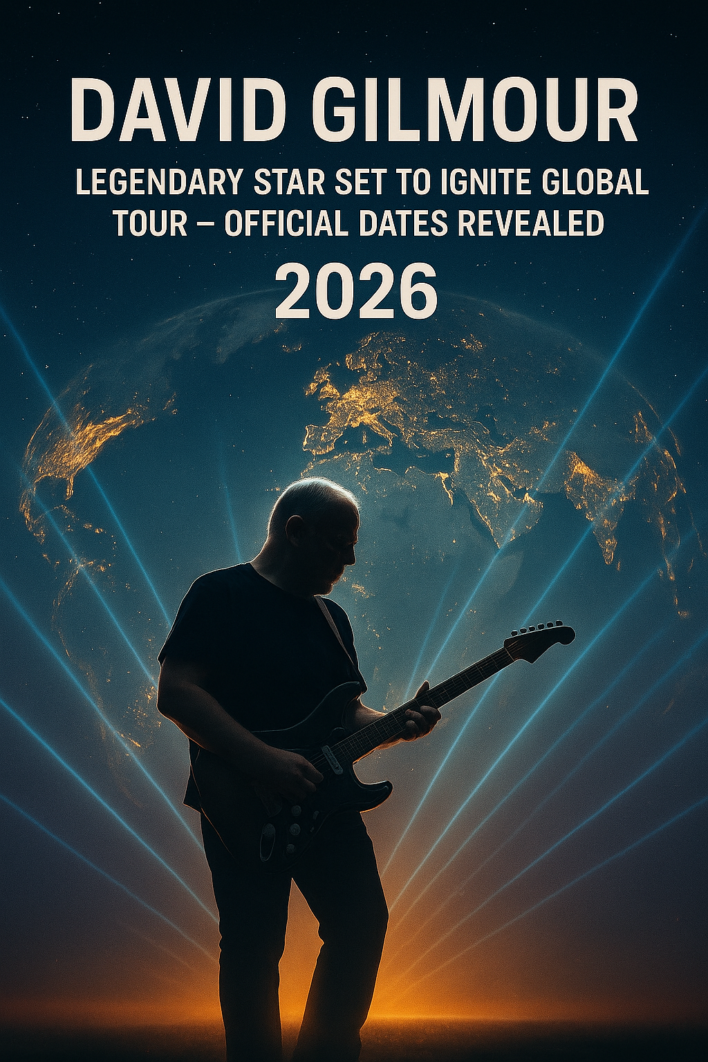 David Gilmour: Legendary Stars Set to Ignite Global Tour — Official Dates Revealed..