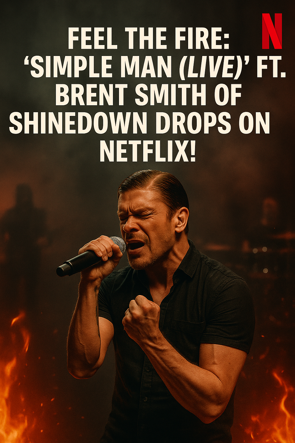 “Feel the Fire: ‘Simple Man (Live)’ ft. Brent Smith of Shinedown Drops on Netflix!”