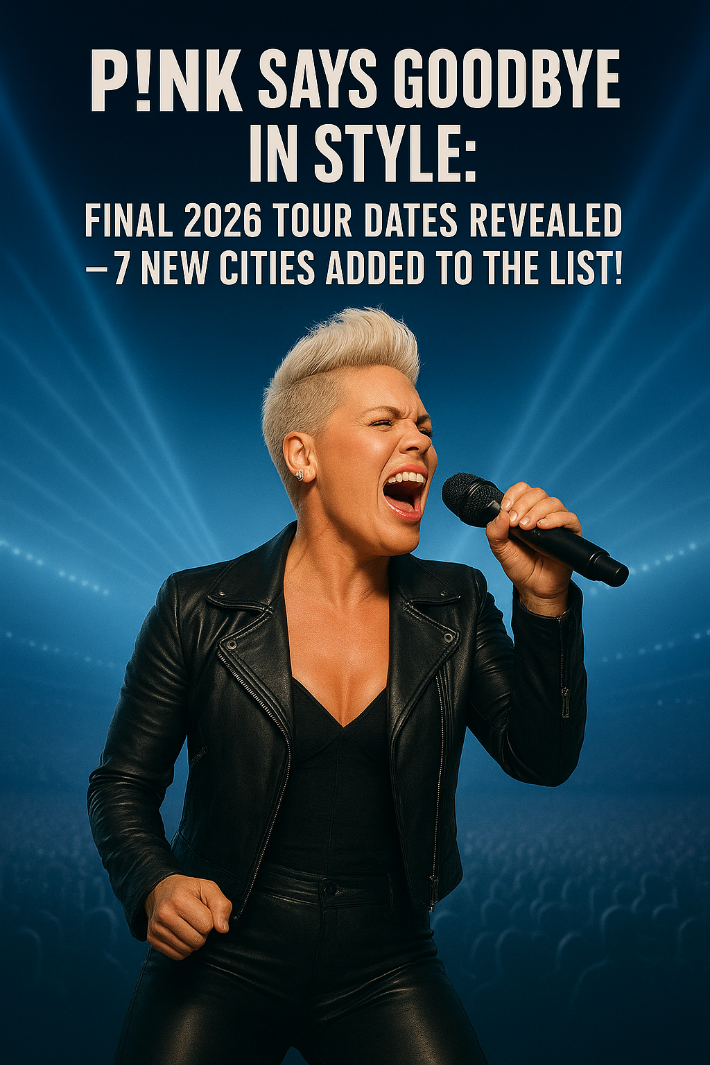 P!nk Says Goodbye in Style: Final 2026 Tour Dates Revealed — 7 New Cities Added to the List!…⬇️