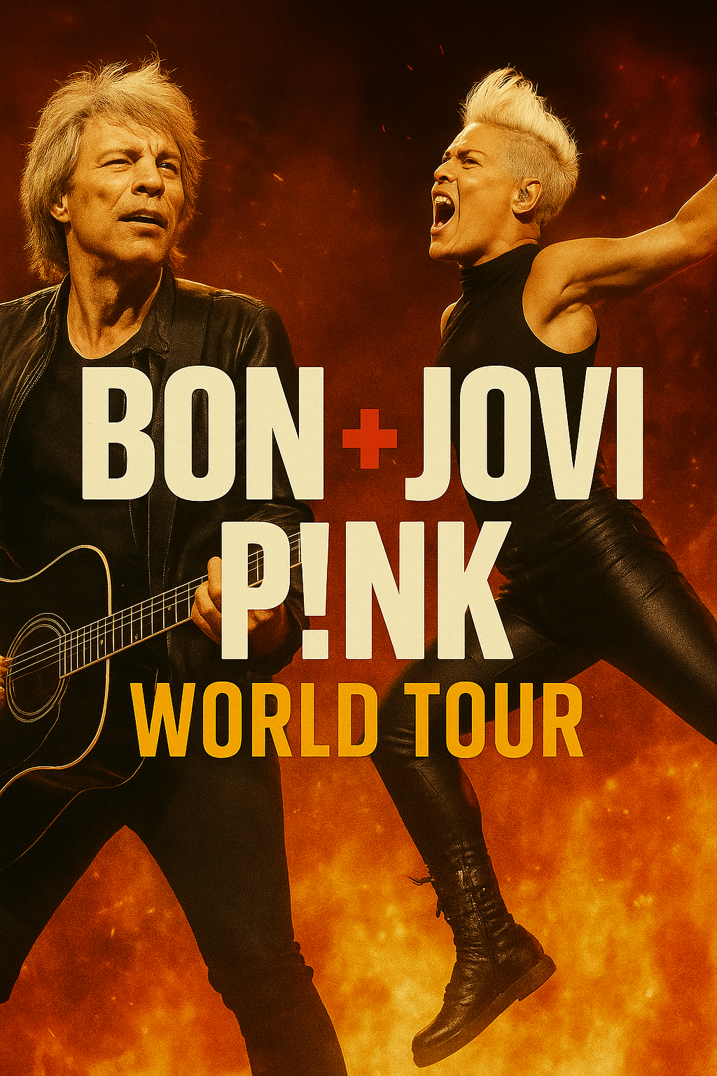 Bon Jovi & P!nk Set America on Fire: Fans Go Crazy as World Tour Dates & Cities Announced…