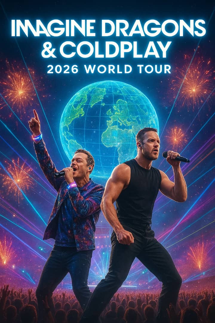 Imagine Dragons & Coldplay Announce Joint 2026 World Tour — Dates and Cities Revealed…