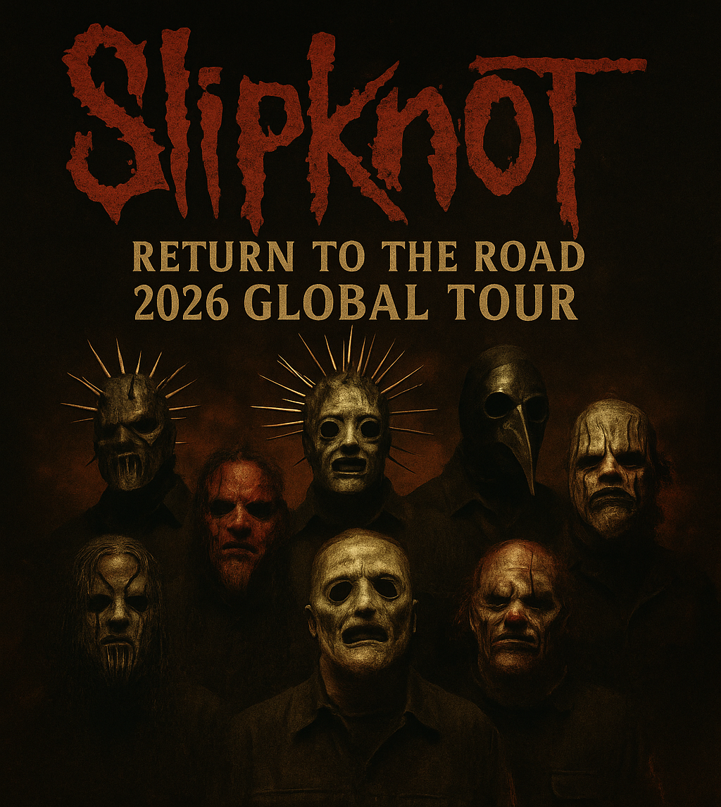 Slipknot Return to the Road: 2026 Global Tour Cities and Dates Confirmed…⬇️
