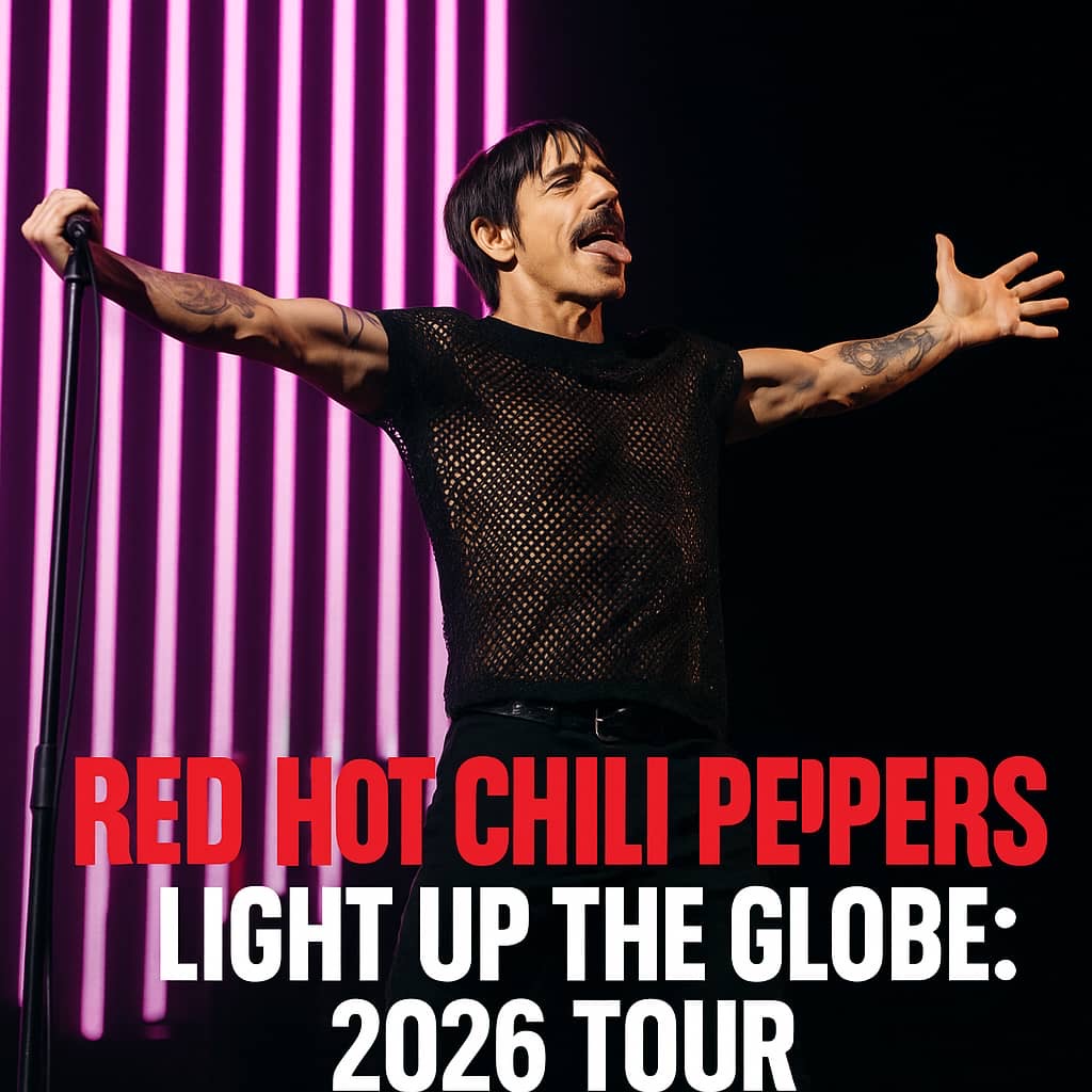 Red Hot Chili Peppers Light Up the Globe: 2026 Tour Dates and Cities Revealed…— Watch Here ⬇️⬇️