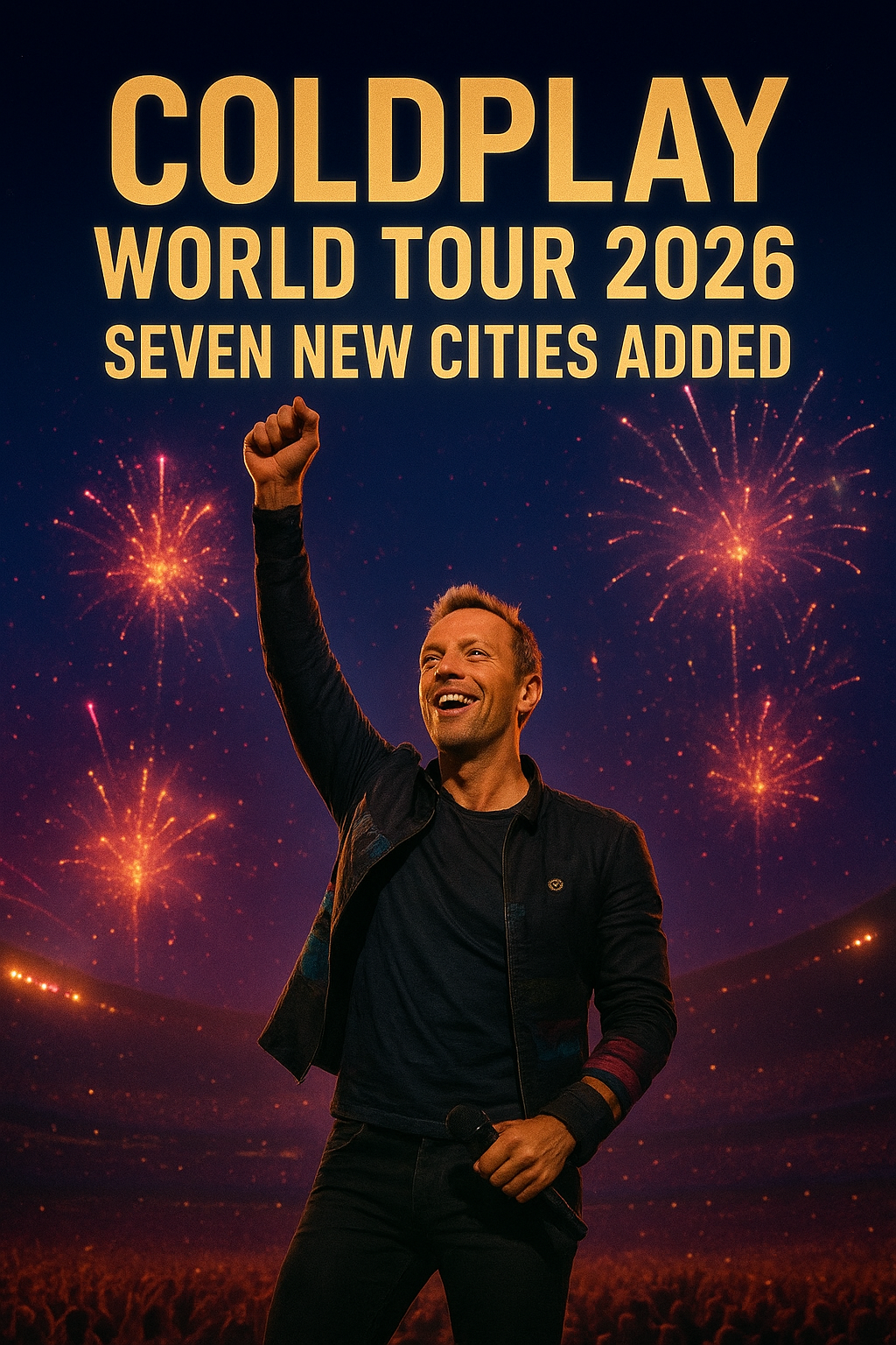 Coldplay World Tour 2026: Seven New Cities Added — Full Updated List Revealed ⬇️⬇️