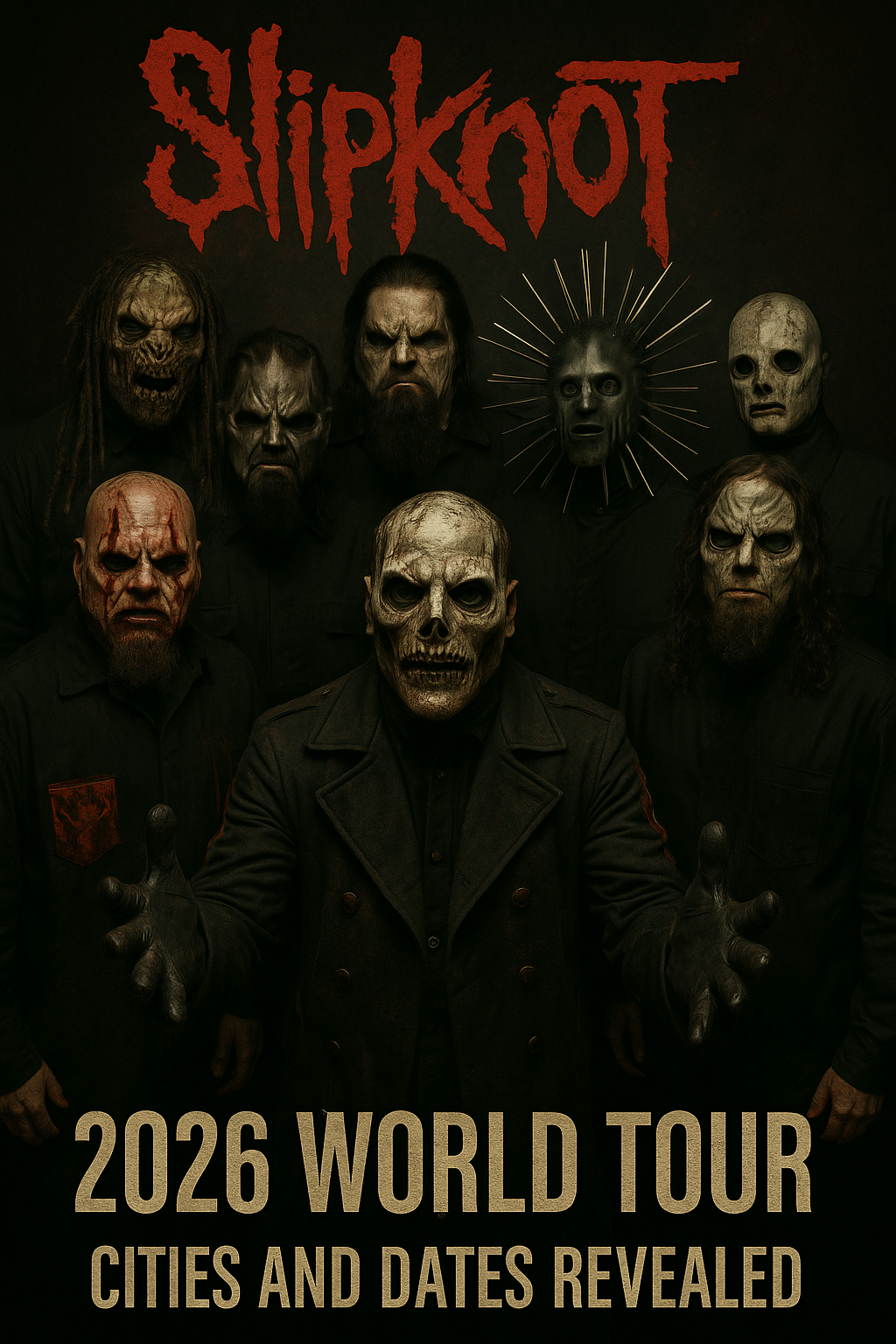 Slipknot Announces 2026 World Tour – Cities and Dates Revealed…⬇️ Watch here!