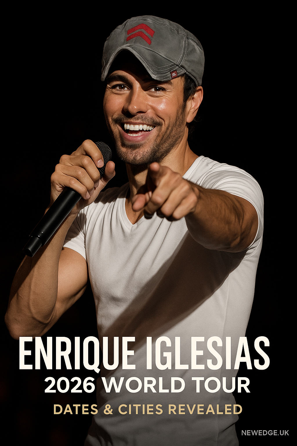 King of Latin Pop: Enrique Iglesias Announces 2026 World Tour – Dates & Cities Revealed!⬇️