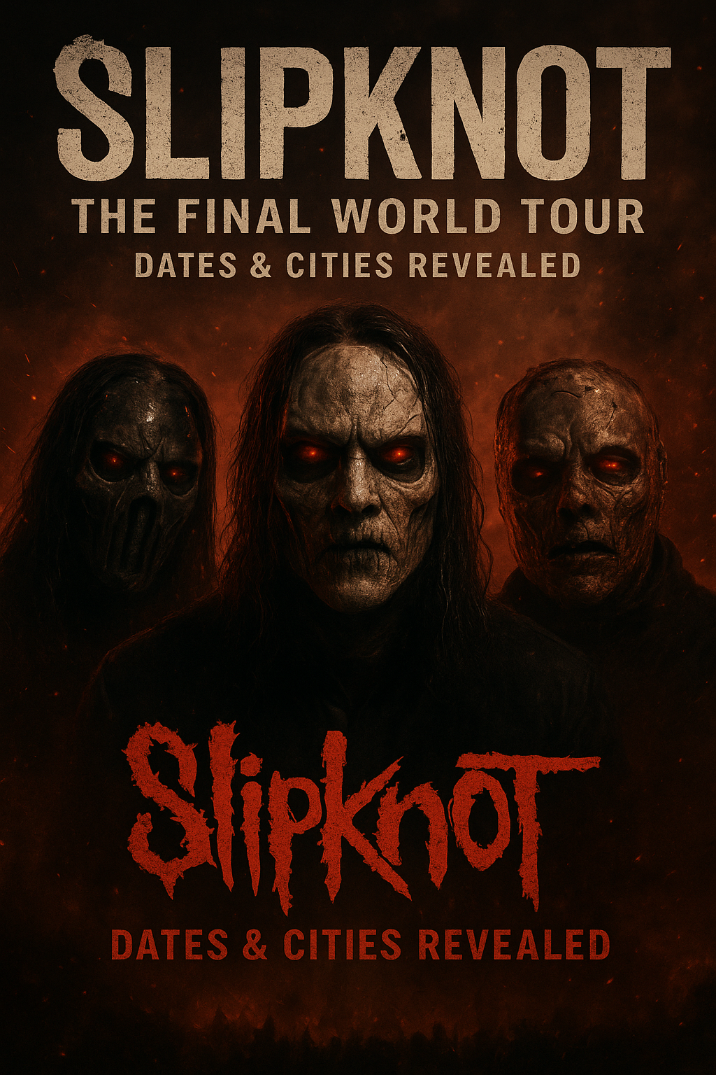 Slipknot Announces Final World Tour: Dates and Cities Revealed