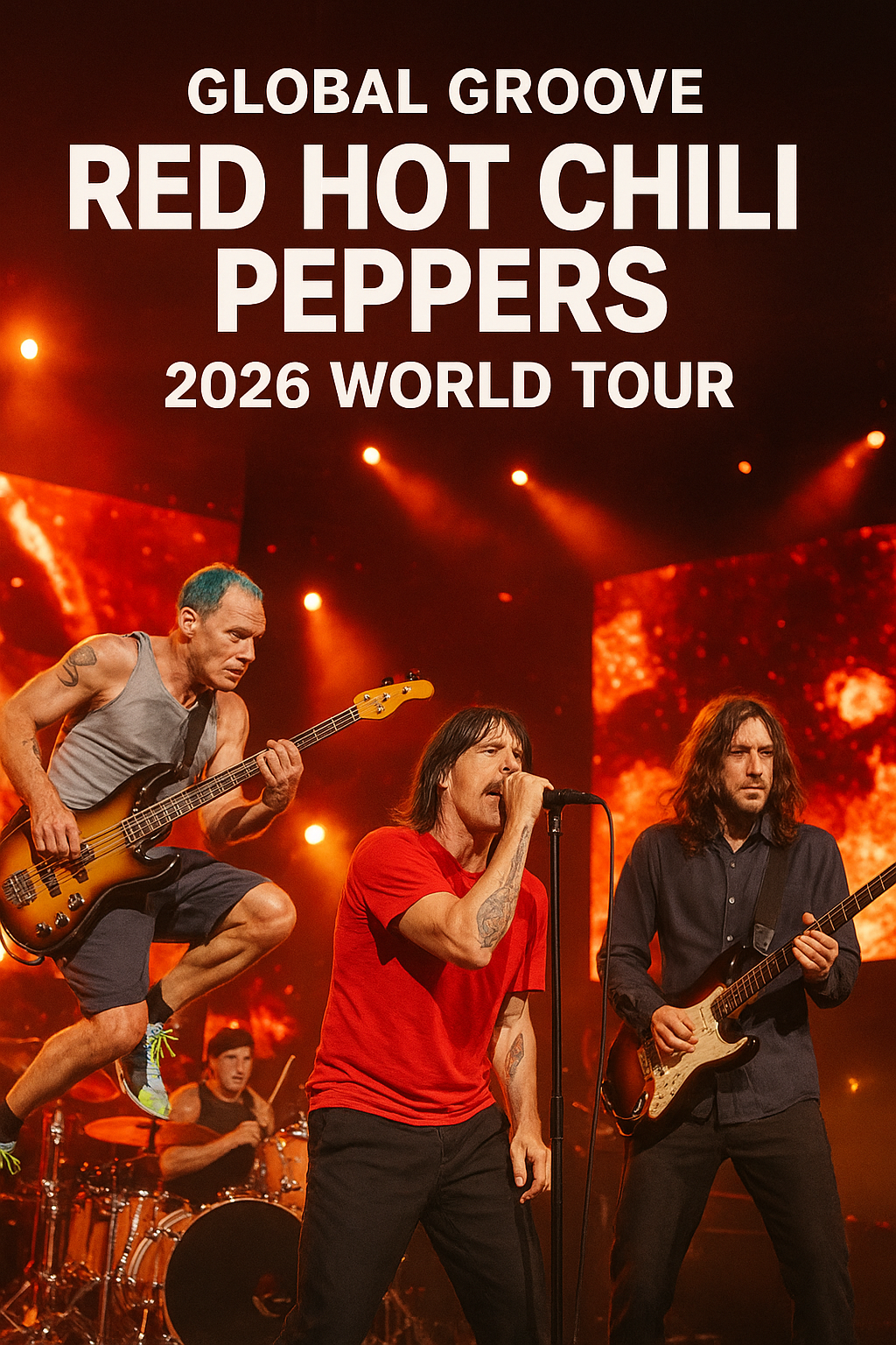 Global Groove: Red Hot Chili Peppers Reveal 2026 Tour, Dates and Cities Revealed.