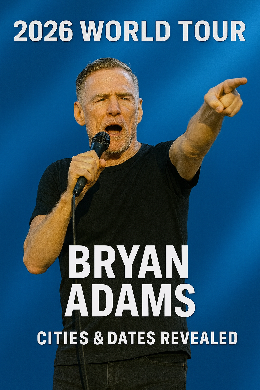 Summer of ’69 Returns: Bryan Adams Announces Explosive 2026 Global Tour – Dates & Cities Revealed!…