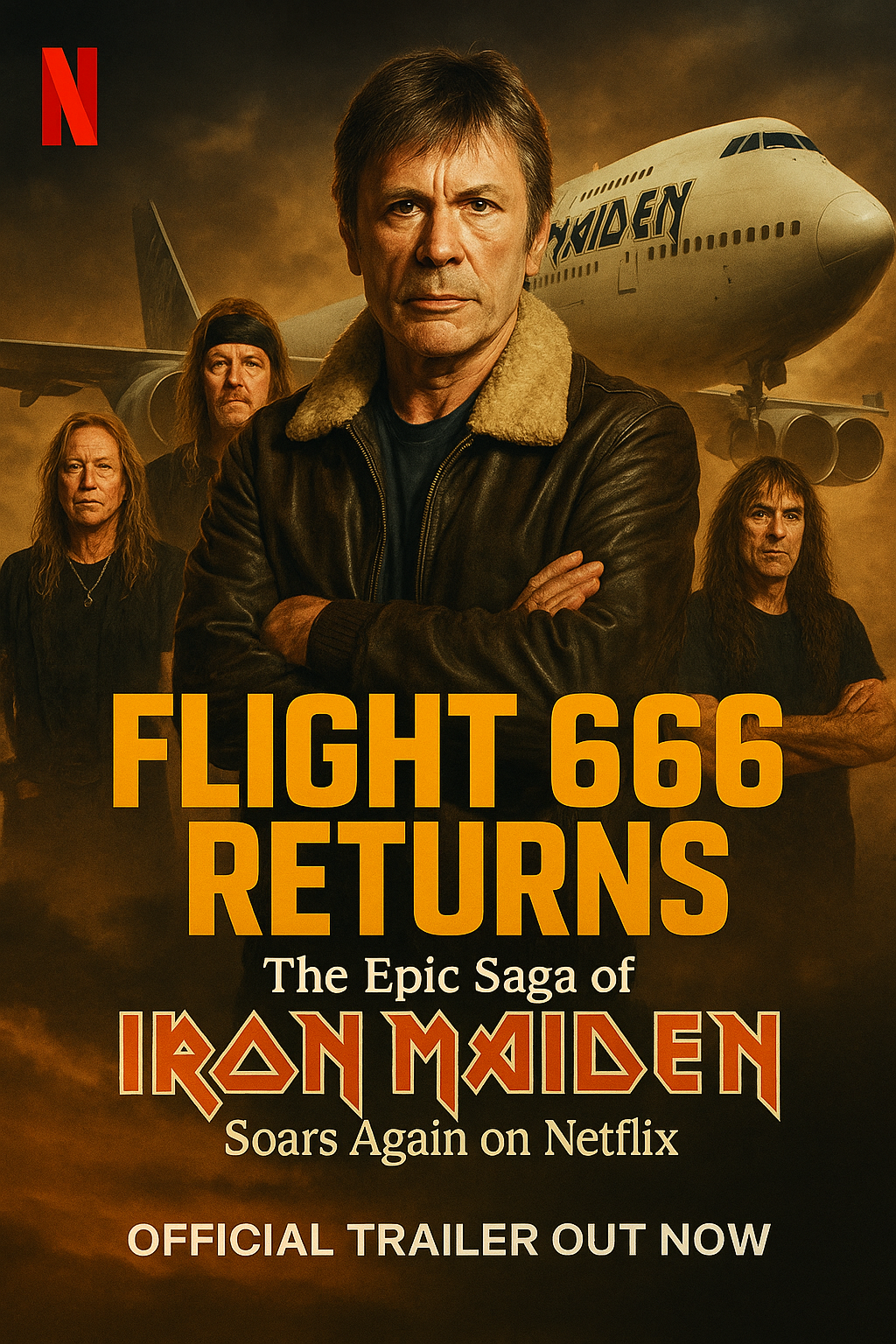 Flight 666 Returns: The Epic Saga of Iron Maiden Soars Again on Netflix – Official Trailer Out Now! – Watch Here!…