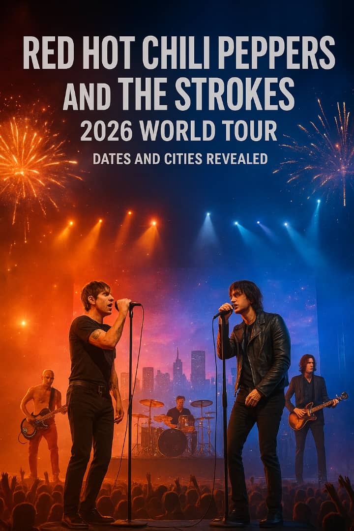 Red Hot Chili Peppers and The Strokes Announce 2026 World Tour — Dates and Cities Revealed… — Watch Here ⬇️⬇️