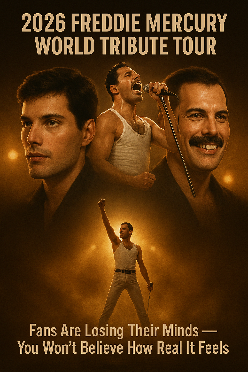 Fans Are Losing Their Minds Over the 2026 Freddie Mercury World Tribute Tour — You Won’t Believe How Real It Feels! Dates and Cities Are Revealed Here ⬇️⬇️