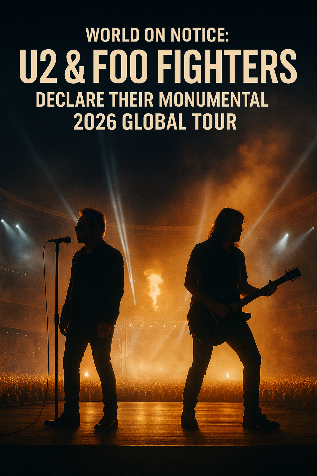 World on Notice: U2 and Foo Fighters Declare Their Monumental 2026 Global Tour.
