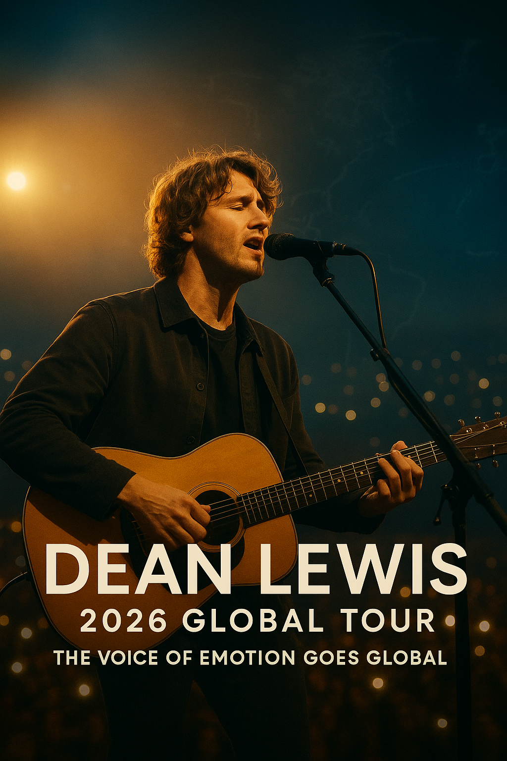“The Voice of Emotion Goes Global: Dean Lewis Unveils 2026 Tour, Date and cities revealed.