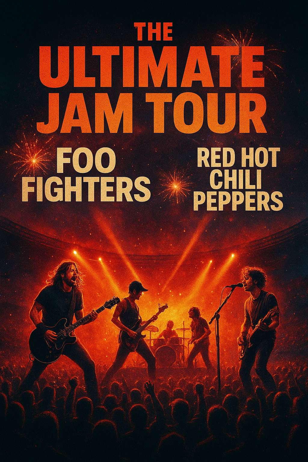 “The Ultimate Jam: Foo Fighters + Red Hot Chili Peppers Unite to Redefine Rock in 2026 global Tour, Date and cities revealed.