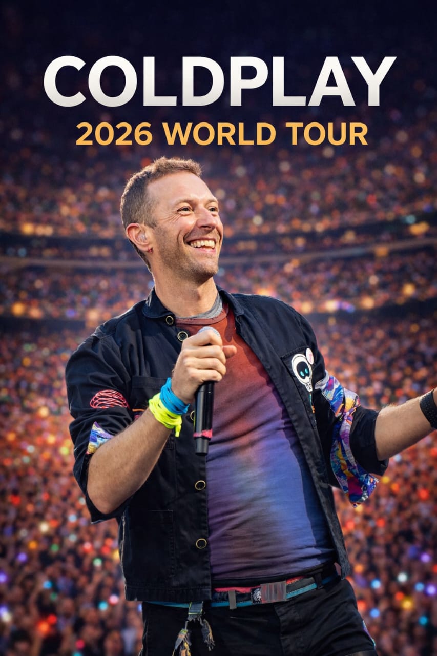 Coldplay Announces 2026 World Tour — Dates and Cities Revealed…— Watch Here ⬇️⬇️