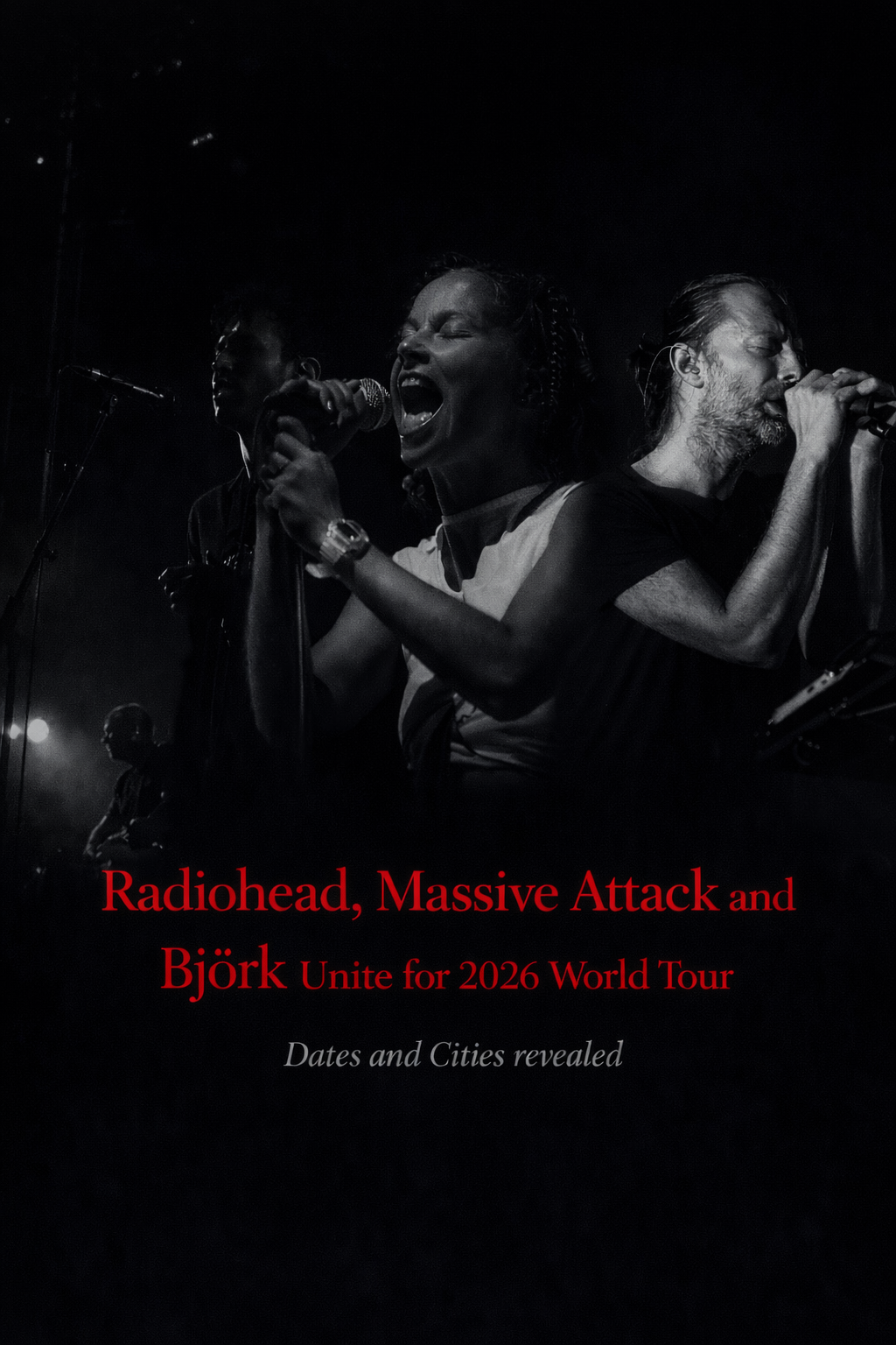 Radiohead, Massive Attack and Björk Unite for Explosive 2026 World Tour — Dates and Cities Revealed — Watch Here ⬇️⬇️