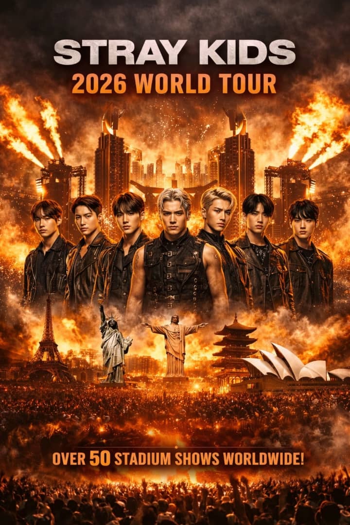 Stray Kids Announce Explosive 2026 World Tour — Dates & Cities Revealed — Watch Here ⬇️⬇️