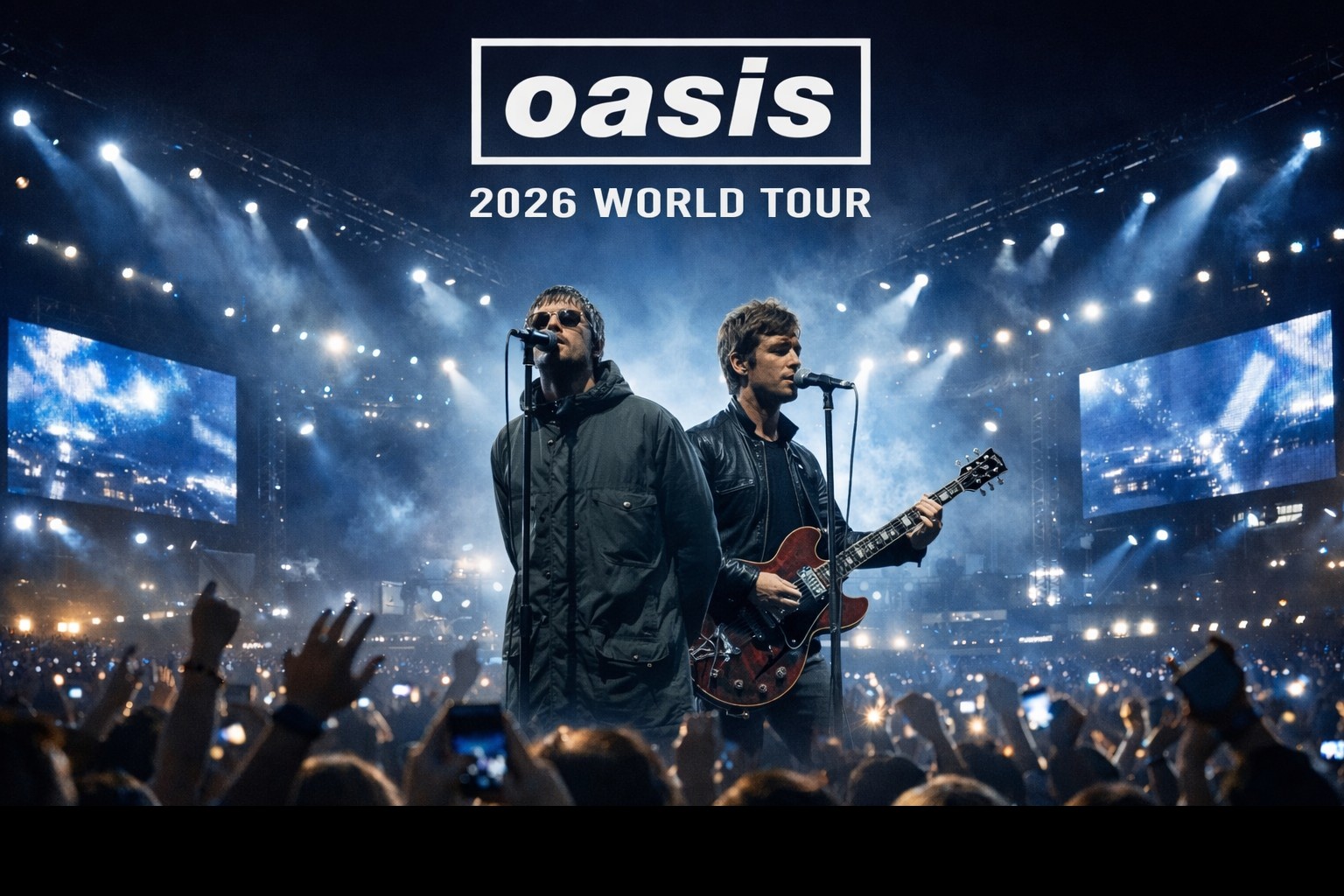 Oasis Unite for Explosive 2026 World Tour — Dates and Cities Revealed — Watch Here ⬇️⬇️