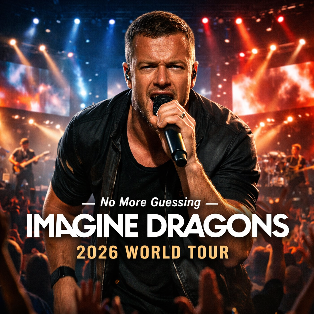 “No More Guessing — Imagine Dragons Confirm 2026 World Tour, Date and cities revealed.