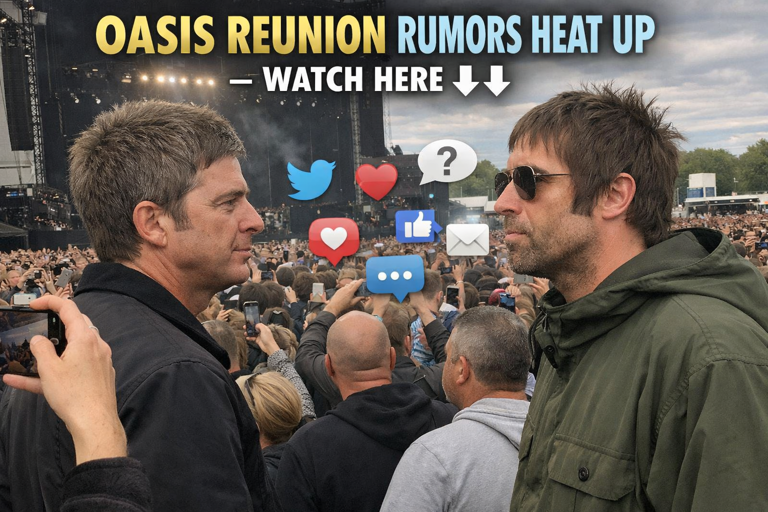 Oasis Reunion Rumors Heat Up as Noel and Liam Gallagher Drop Cryptic Social Media Clues — Fans Go Wild — Watch Here ⬇️⬇️