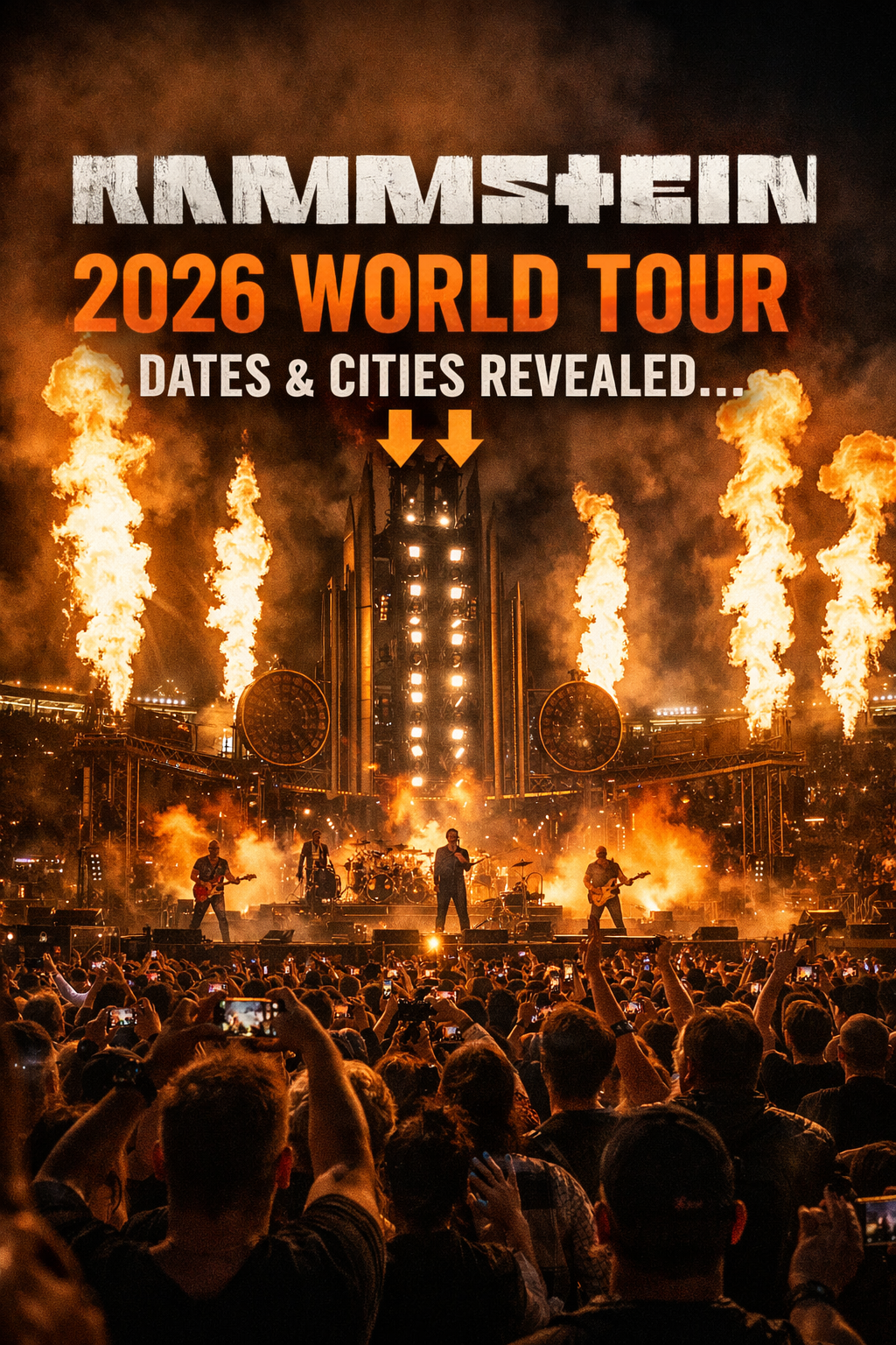 Rammstein Announces 2026 World Tour — Dates and Cities Revealed… — Watch Here ⬇️⬇️