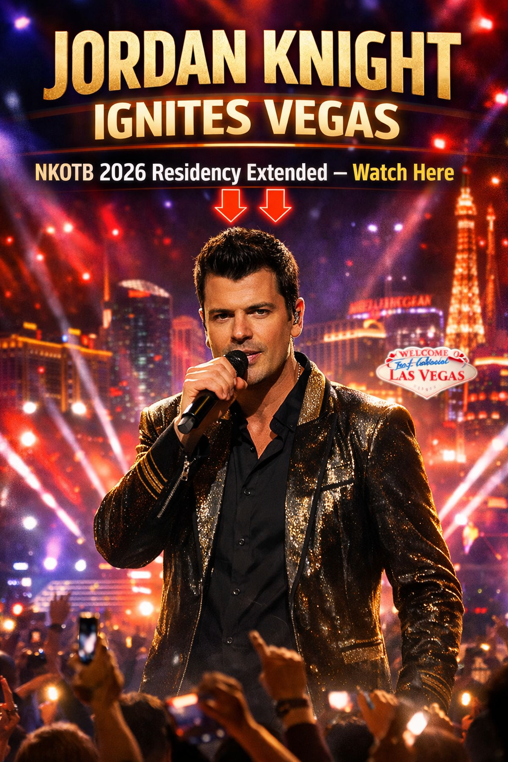 Jordan Knight Ignites the Vegas Stage as NKOTB’s 2026 Residency Extends — Fans Call It a Career-Defining Run — Watch Here ⬇️⬇️