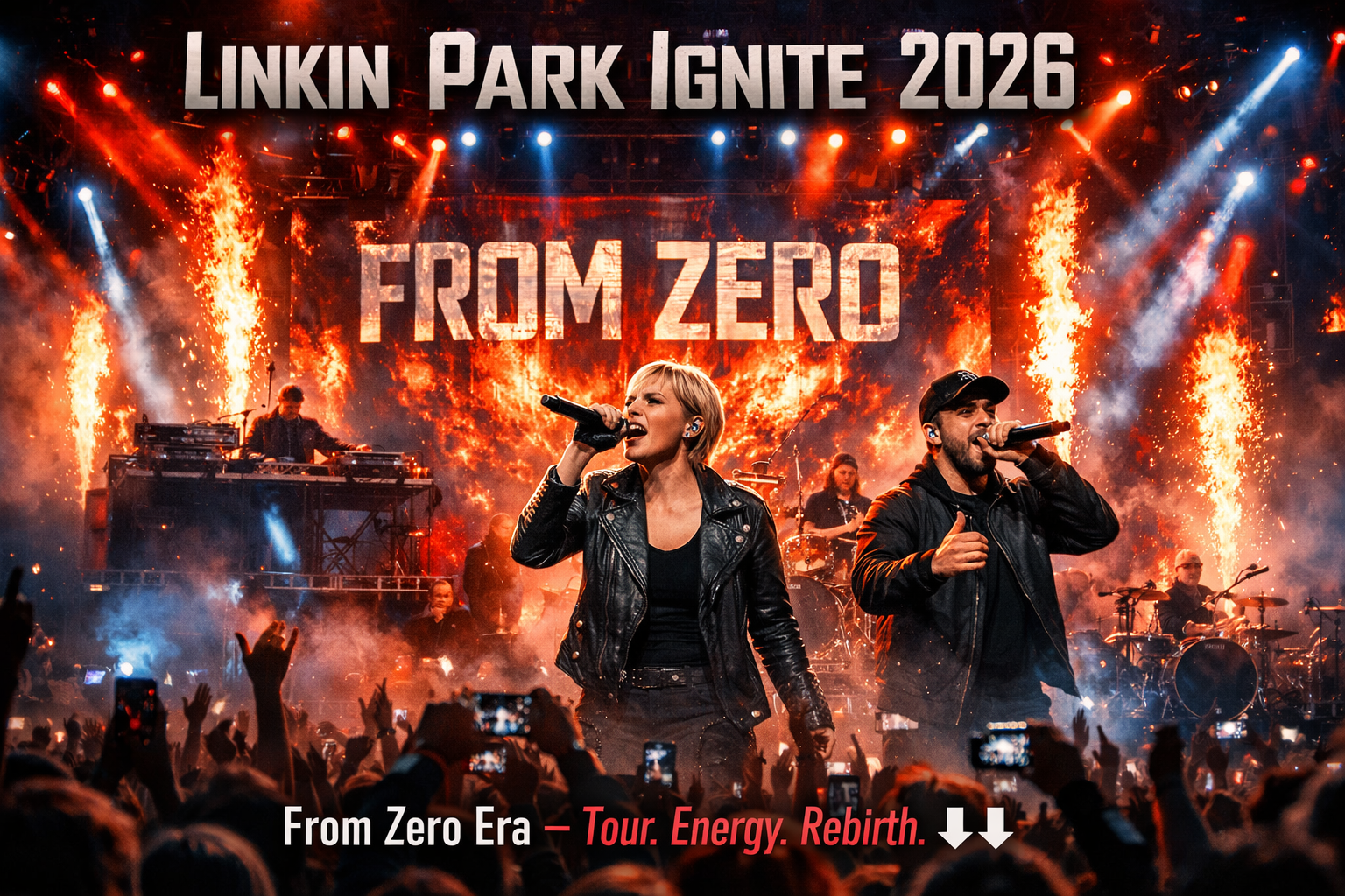 Linkin Park Ignite 2026 with Explosive ‘From Zero’ Era — New Tour Dates, Fresh Lineup Energy & Chart-Climbing Anthems Shake the Rock World — Watch Here ⬇️⬇️