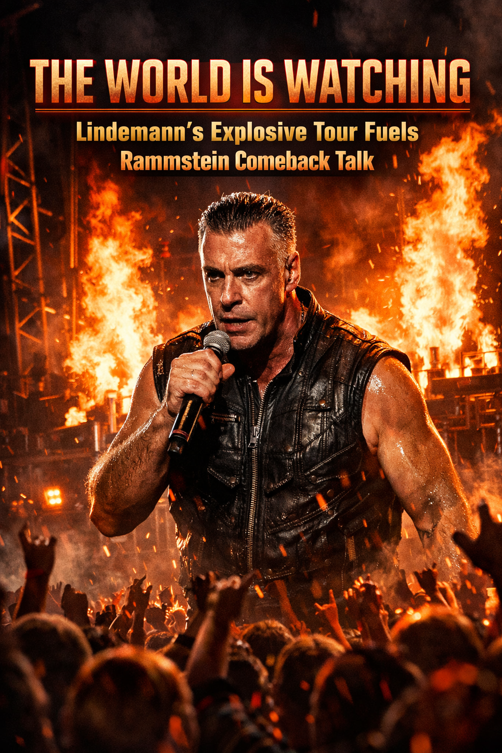 The World Is Watching: Lindemann’s Explosive Tour Fuels Rammstein Comeback Talk — Watch Here ⬇️⬇️