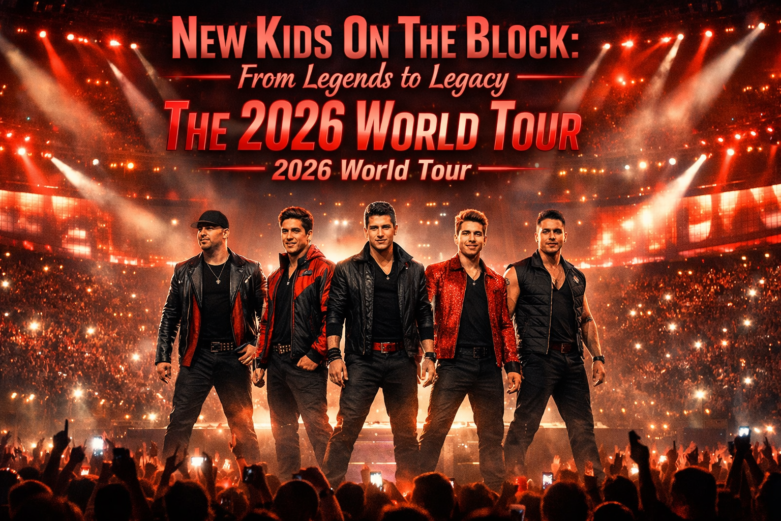 New Kids On The Block: From Legends to Legacy — The 2026 World Tour — Dates and Cities Revealed — Watch Here ⬇️⬇️