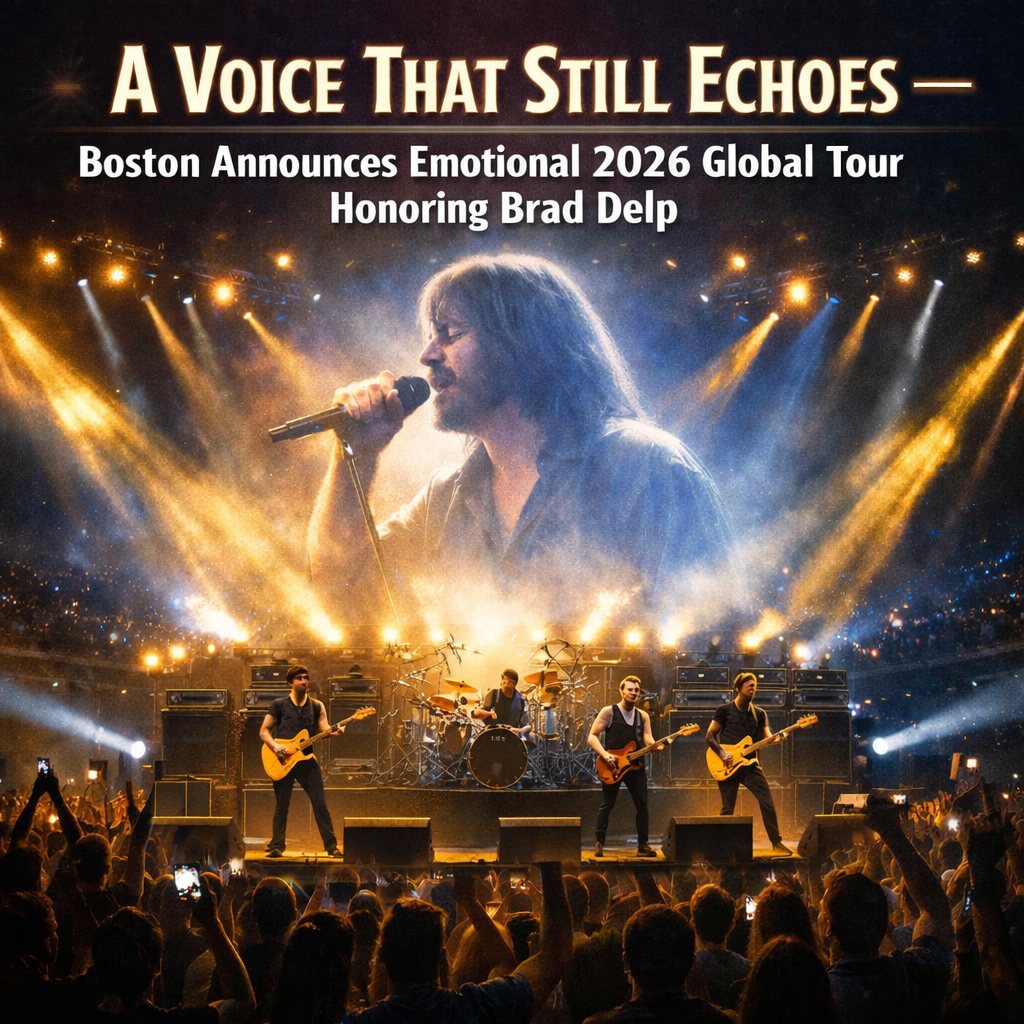A Voice That Still Echoes — Boston Announces Emotional 2026 Global Tour Honoring Brad Delp, Date and cities revealed.