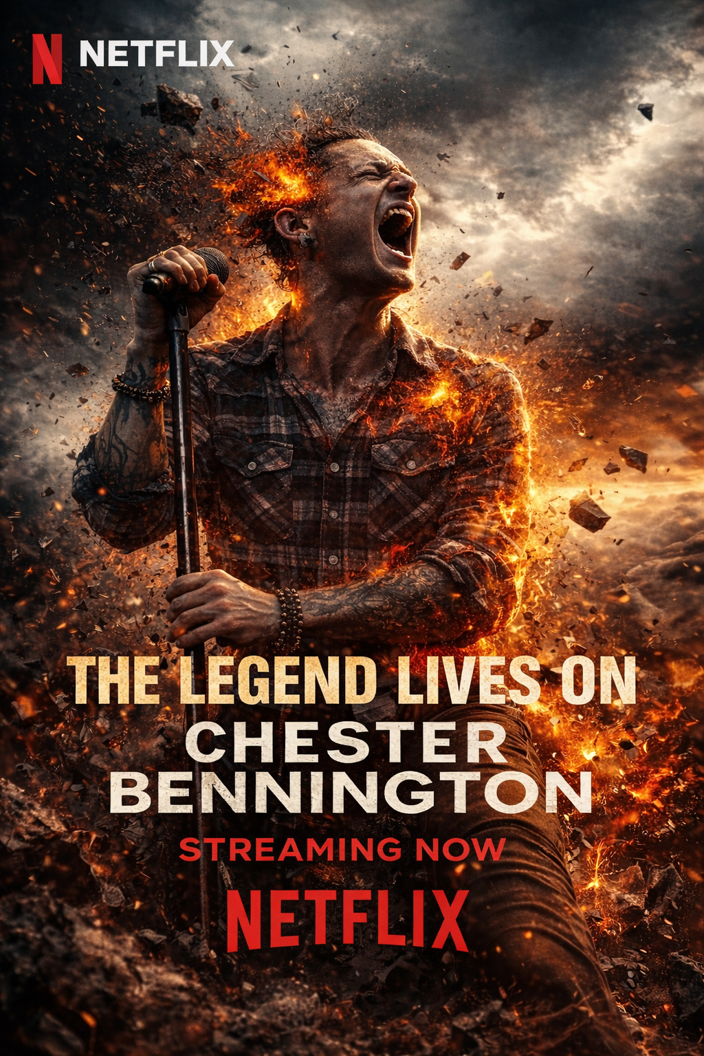 Chester Bennington: The Voice That Set the World on Fire — A Legacy That Still Echoes Across Generations 🎬⬇️