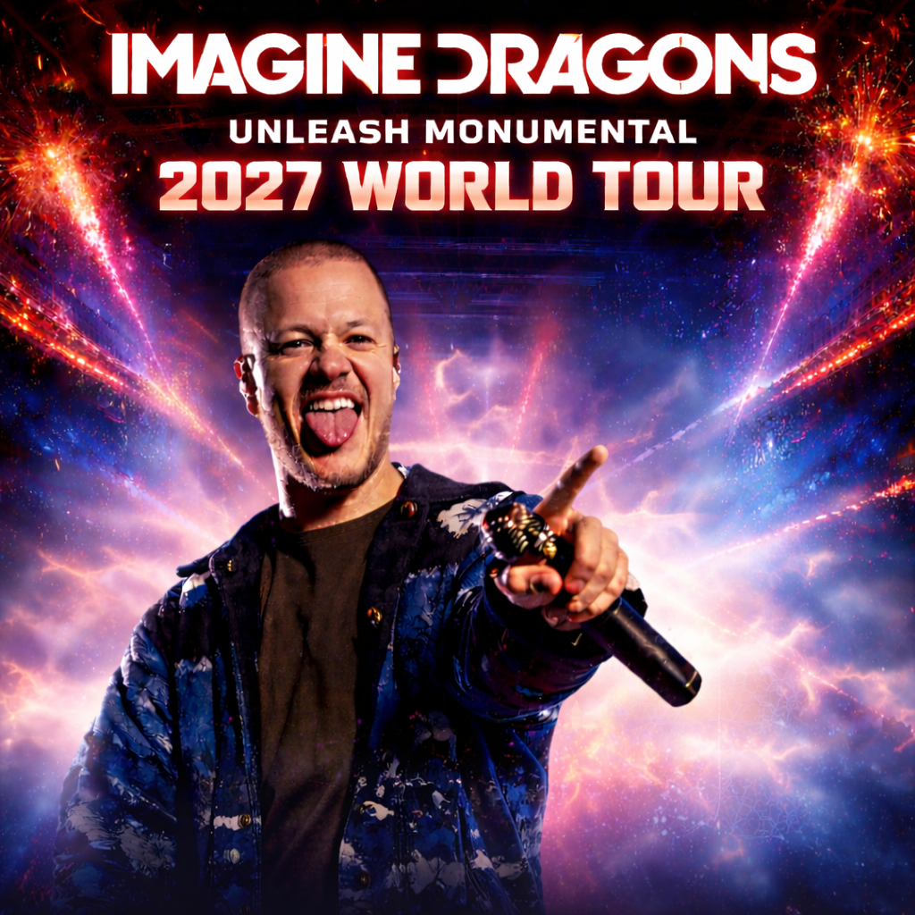 Imagine Dragons Unleash Monumental 2027 World Tour, Date and cities revealed.
