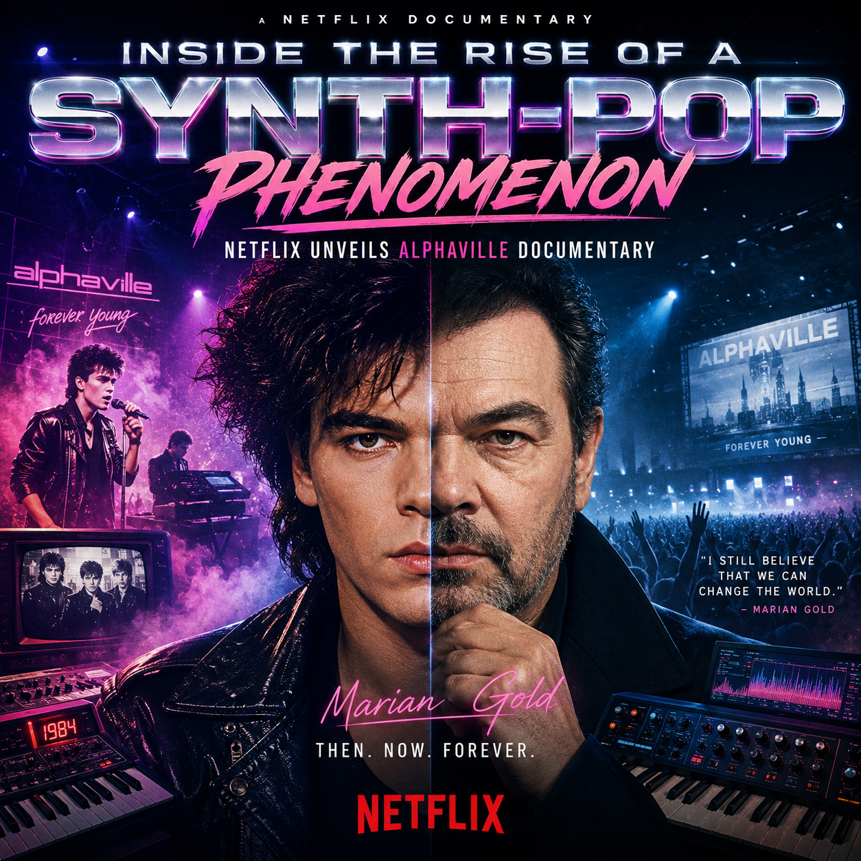 Inside the Rise of a Synth-Pop Phenomenon — Netflix Unveils Alphaville Documentary.