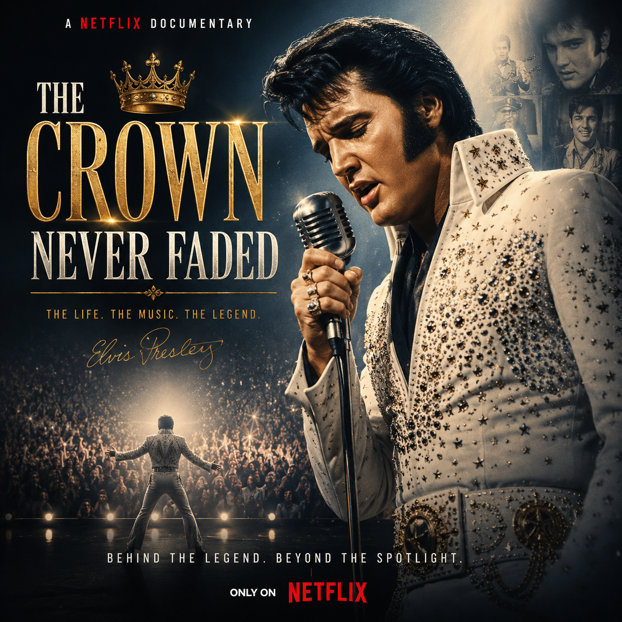 The Crown Never Faded — Netflix Announces Emotional Elvis Presley Documentary..