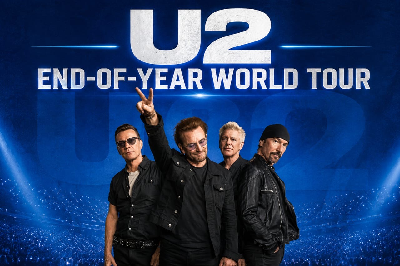 U2 Return to the Global Stage with a Monumental End-of-Year World Tour — Dates & Cities Revealed