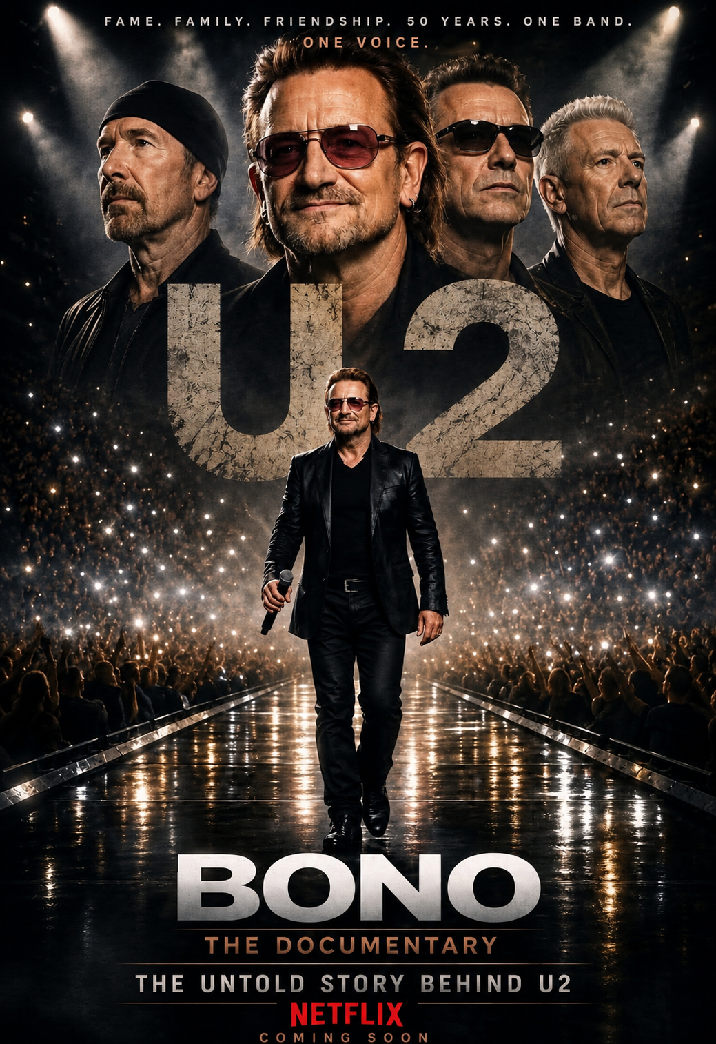 Netflix Releases Trailer for the Highly Anticipated BONO Documentary — The Untold Story Behind U2 —Watch Here ⬇️⬇️