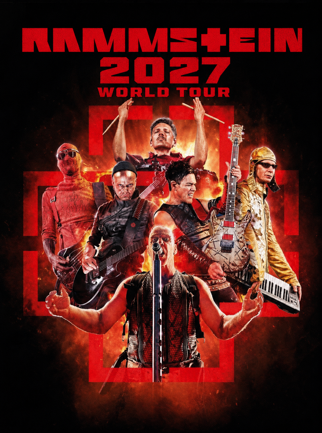 Rammstein Announces Explosive 2027 World Tour — Dates and Cities Revealed… ⬇️
