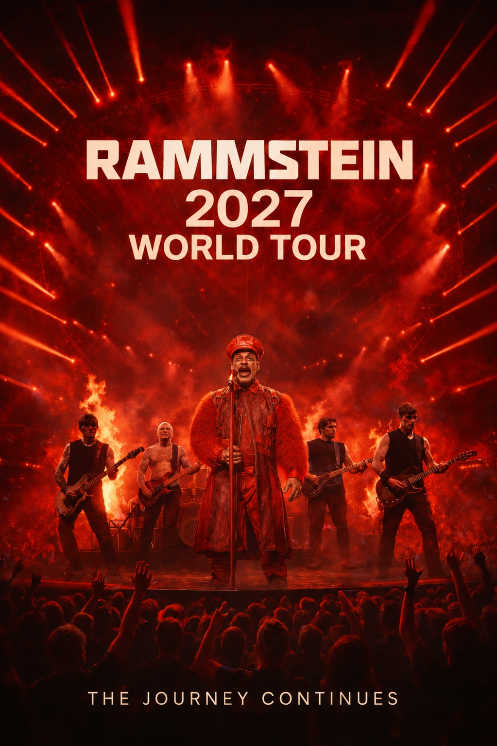 Rammstein Announces Explosive 2027 World Tour — Dates and Cities Revealed… ⬇️