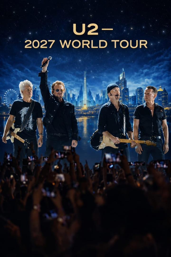 U2 Announce 2027 World Tour — Dates and Cities Revealed